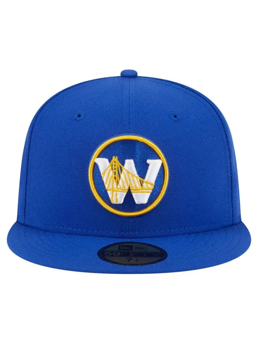 New Era Мужская бейсболка Royal Golden State Warriors Deceptor 59FIFTY Fitted Hat — изображение 5 из 5, королевский