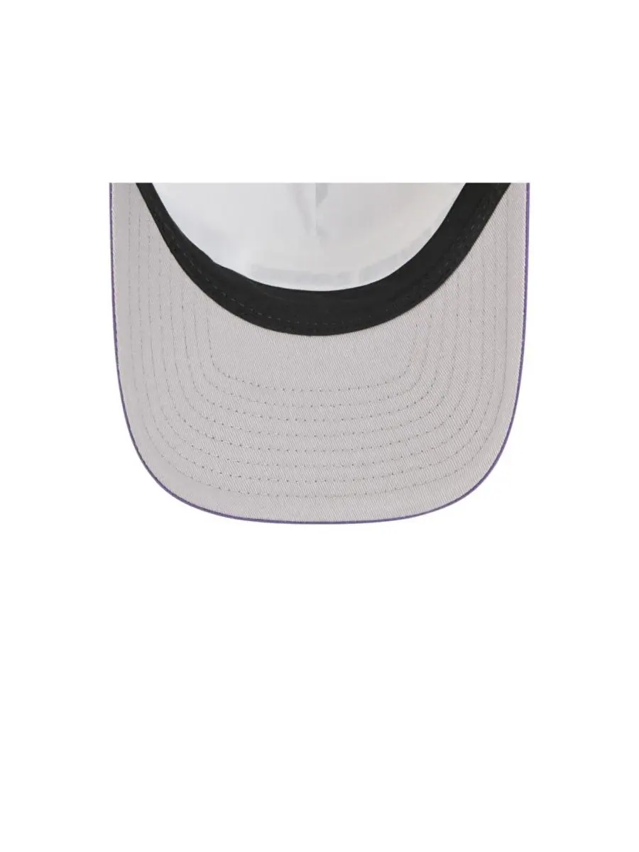 New Era Мужская фиолетовая регулируемая бейсболка Baltimore Ravens Linear A-Frame 9FORTY — изображение 3 из 5, фиолетовый