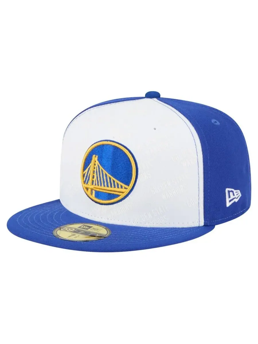 New Era Мужская кепка Golden State Warriors Repeat 59Fifty белого/королевского цвета