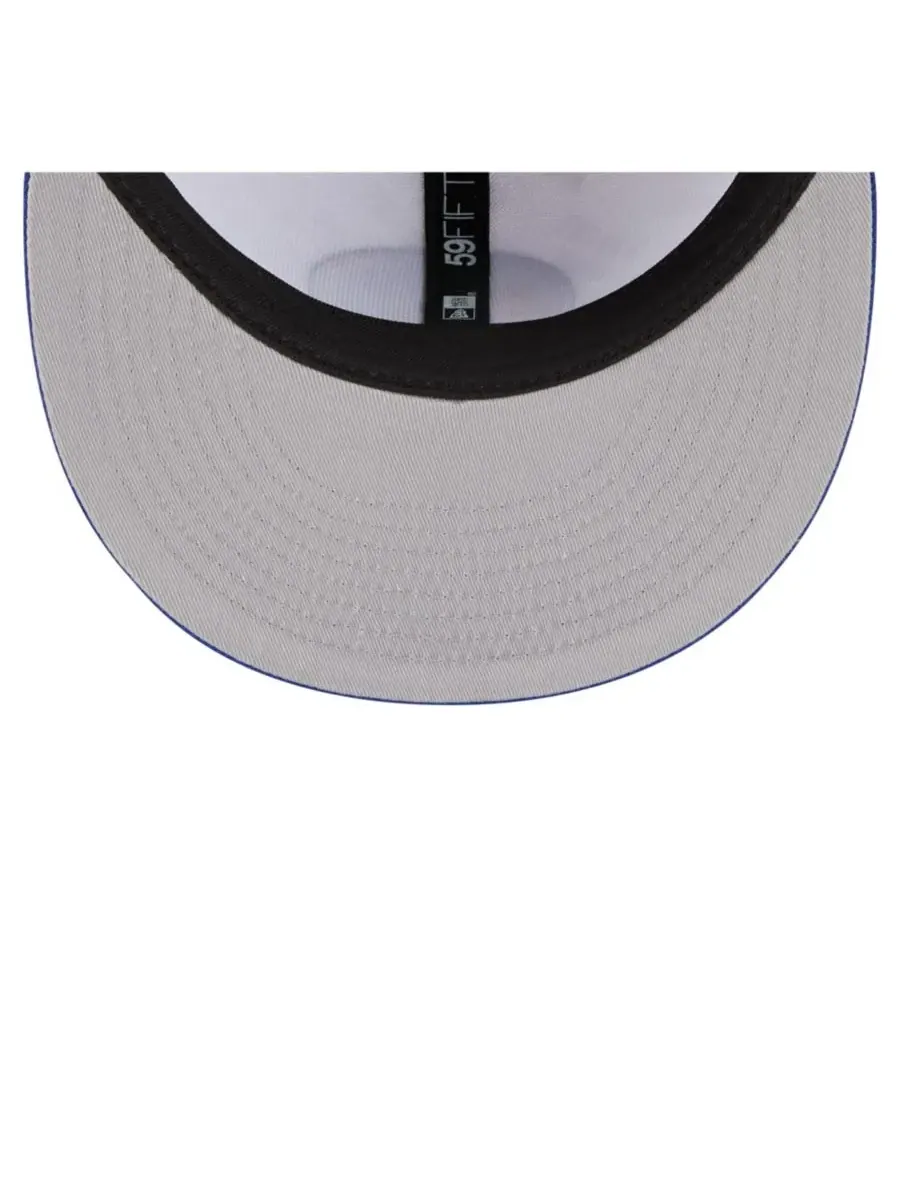 New Era Мужская кепка Golden State Warriors Repeat 59Fifty белого/королевского цвета — изображение 5 из 5, белый