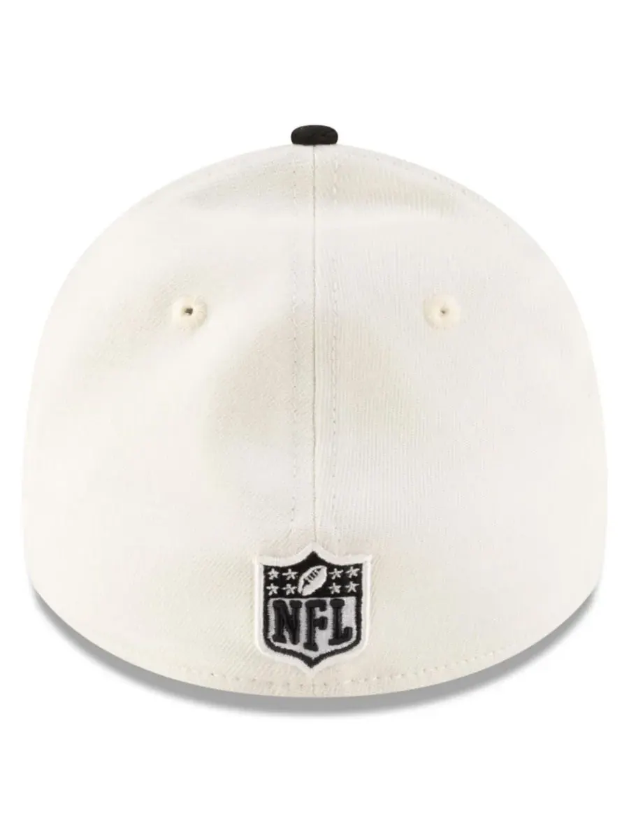New Era Мужская кепка Cincinnati Bengals 39THIRTY Flex кремового/черного цвета с символикой драфта — изображение 3 из 5