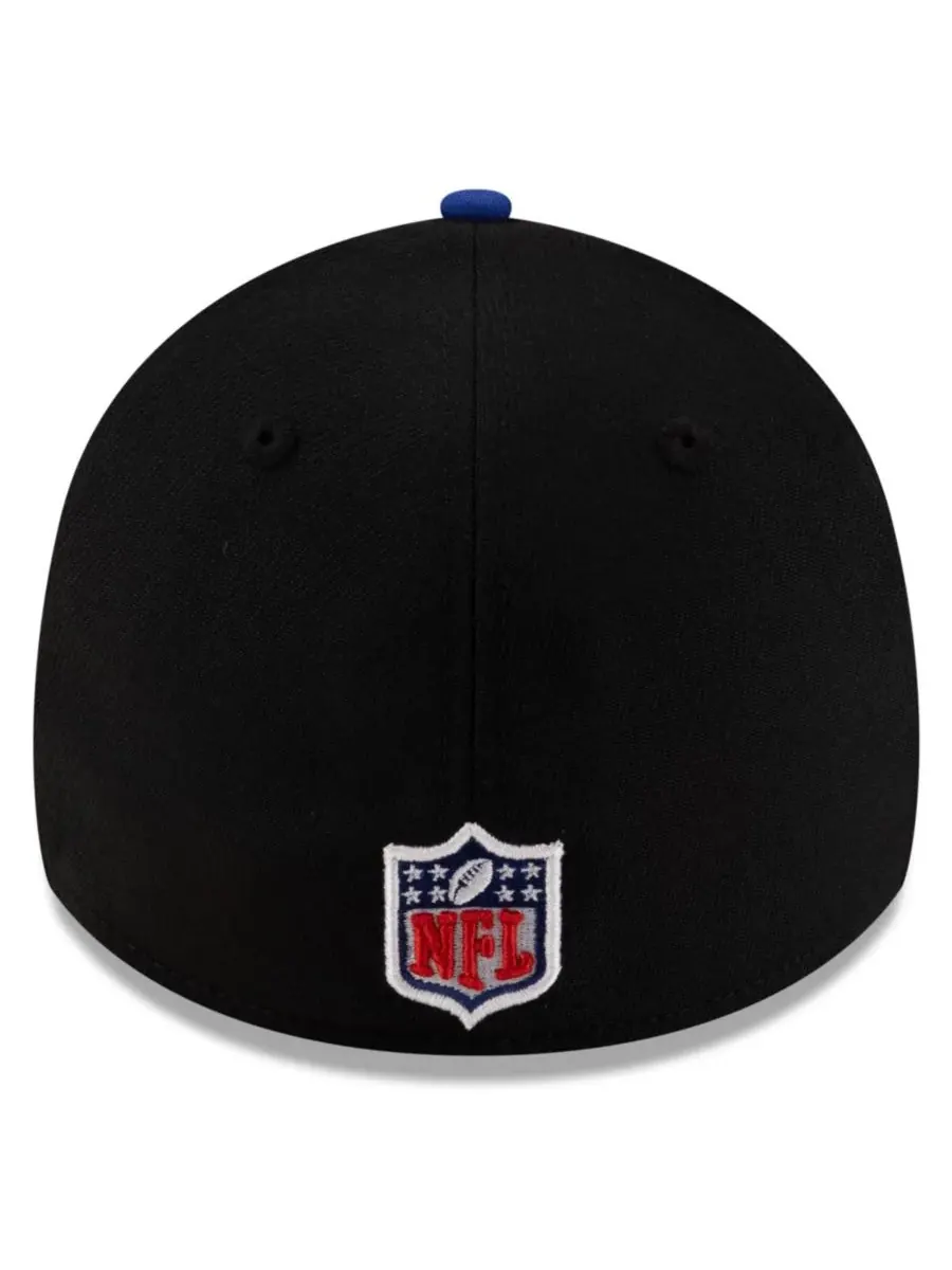 New Era Мужская кепка Black/Royal Buffalo Bills 2025 NFL Draft 39THIRTY Flex Hat — изображение 3 из 5, черный