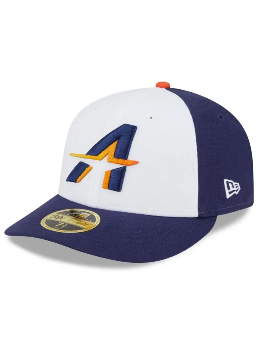 New Era Мужская бейсболка Houston Astros 2025 City Connect Low Profile 58FIFTY белого/темно-синего