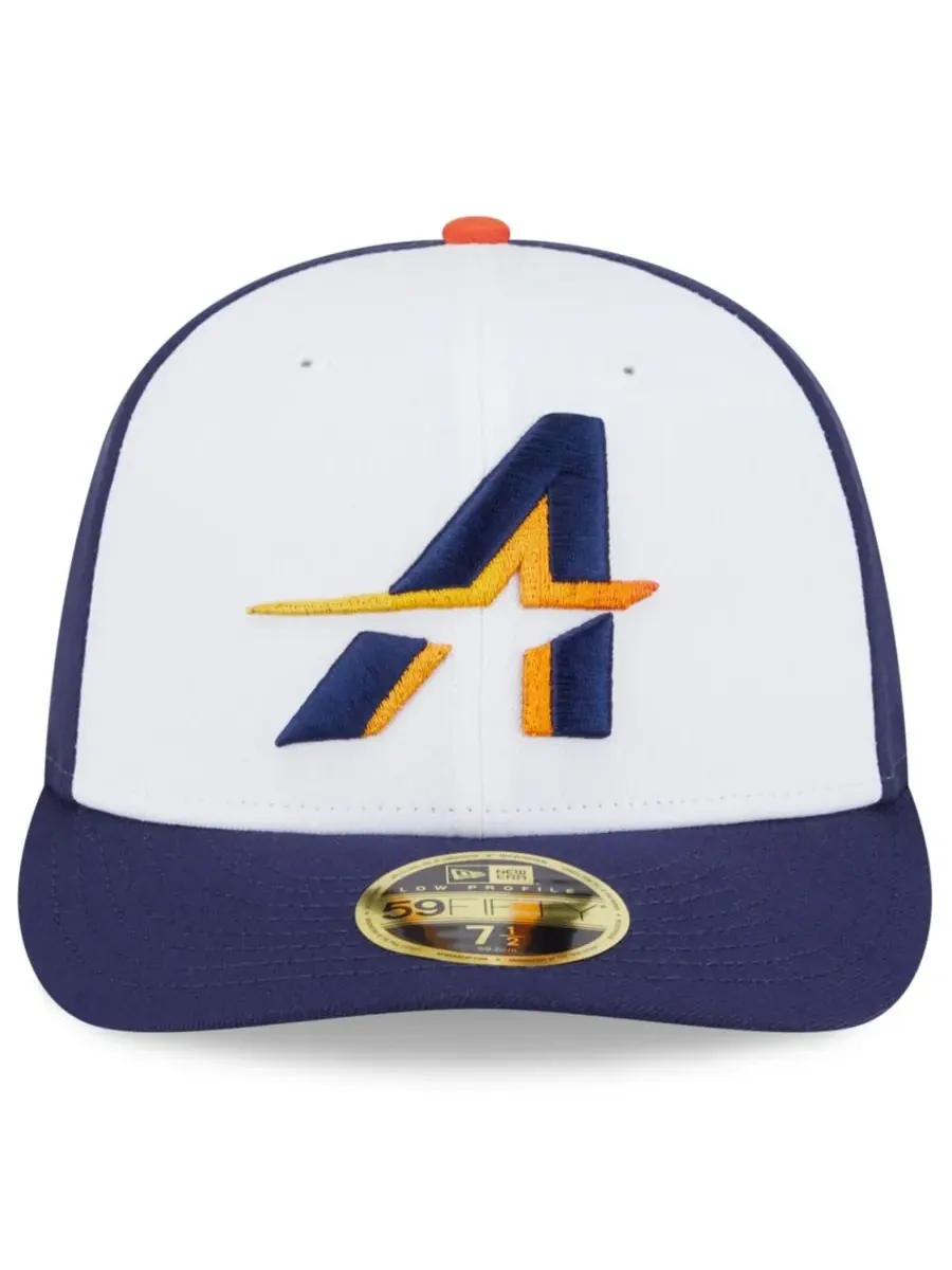 New Era Мужская бейсболка Houston Astros 2025 City Connect Low Profile 58FIFTY белого/темно-синего — изображение 2 из 5