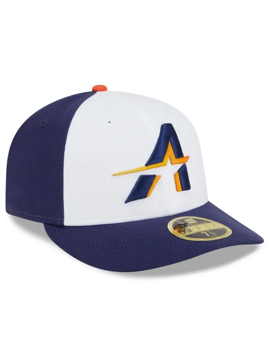 New Era Мужская бейсболка Houston Astros 2025 City Connect Low Profile 58FIFTY белого/темно-синего — изображение 3 из 5
