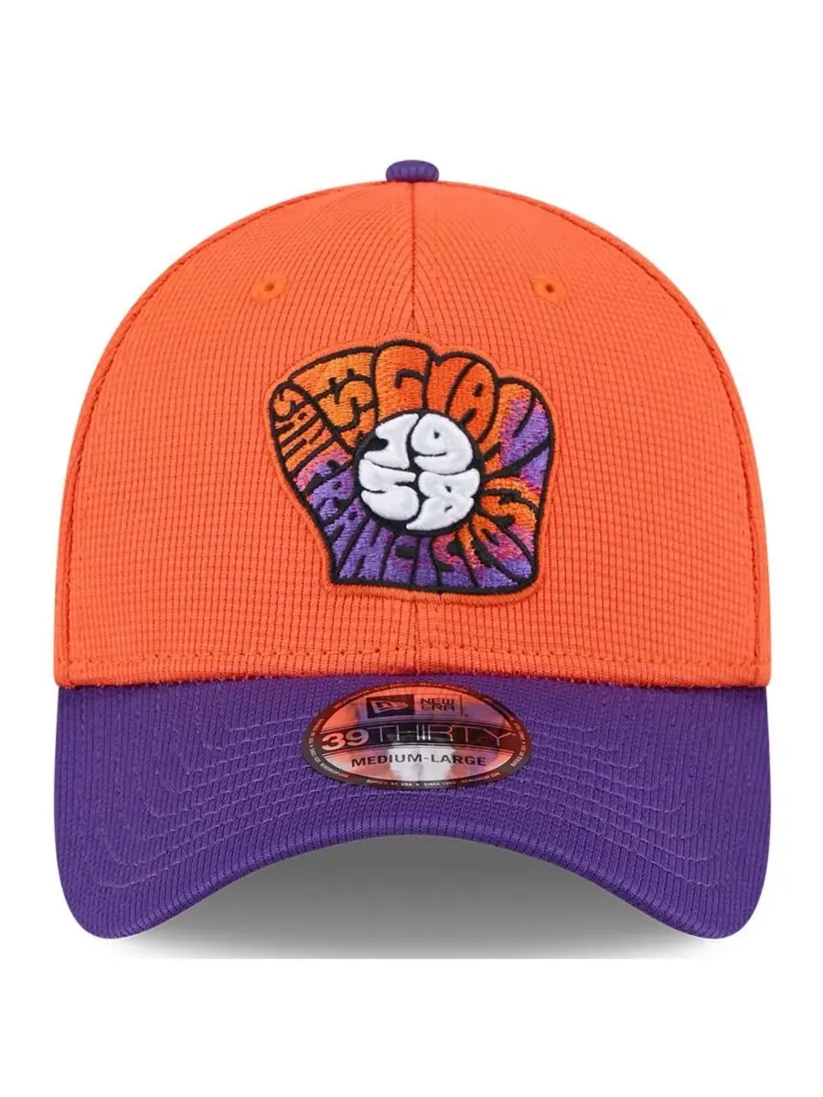 New Era Мужская оранжево-фиолетовая бейсболка San Francisco Giants 2025 City Connect Batting — изображение 2 из 4