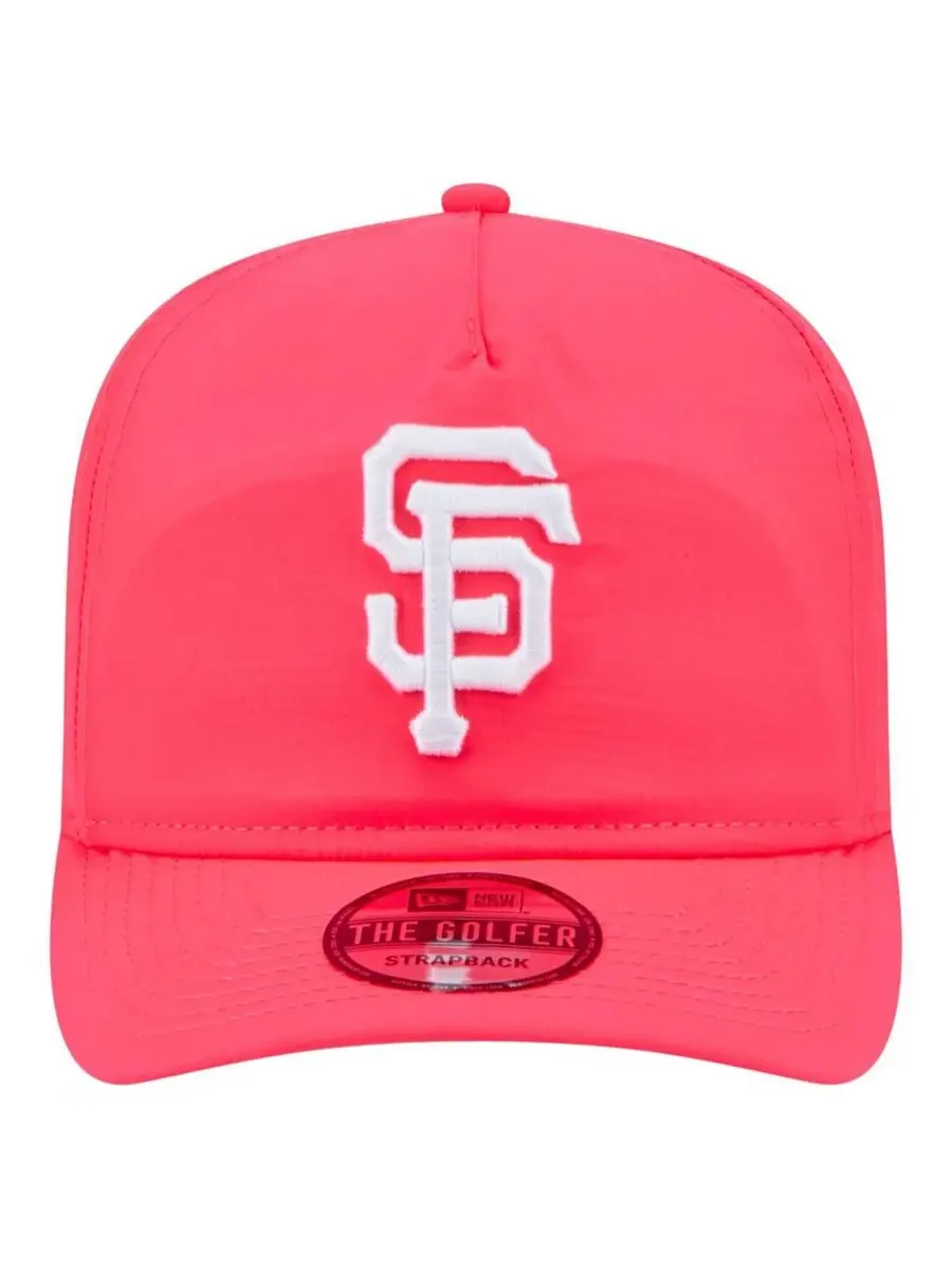 New Era Мужская розовая регулируемая кепка для гольфа San Francisco Giants Everyday Golfer — изображение 4 из 4, розовый