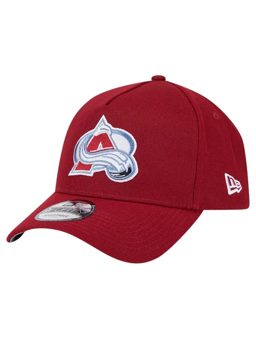 New Era Мужская бордовая регулируемая кепка Colorado Avalanche Core A-Frame 9FORTY