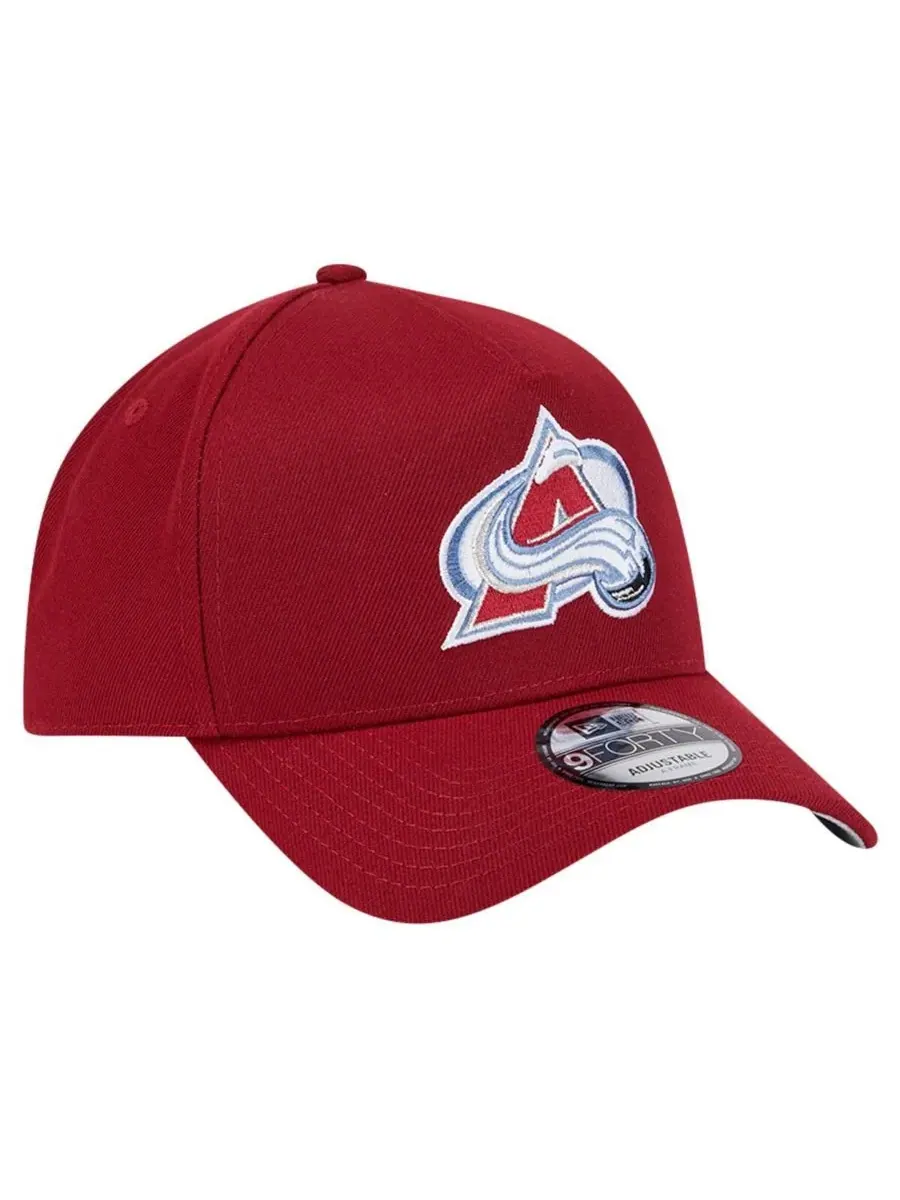 New Era Мужская бордовая регулируемая кепка Colorado Avalanche Core A-Frame 9FORTY — изображение 4 из 5, бордовый