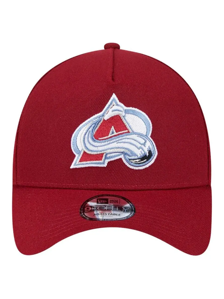 New Era Мужская бордовая регулируемая кепка Colorado Avalanche Core A-Frame 9FORTY — изображение 5 из 5, бордовый