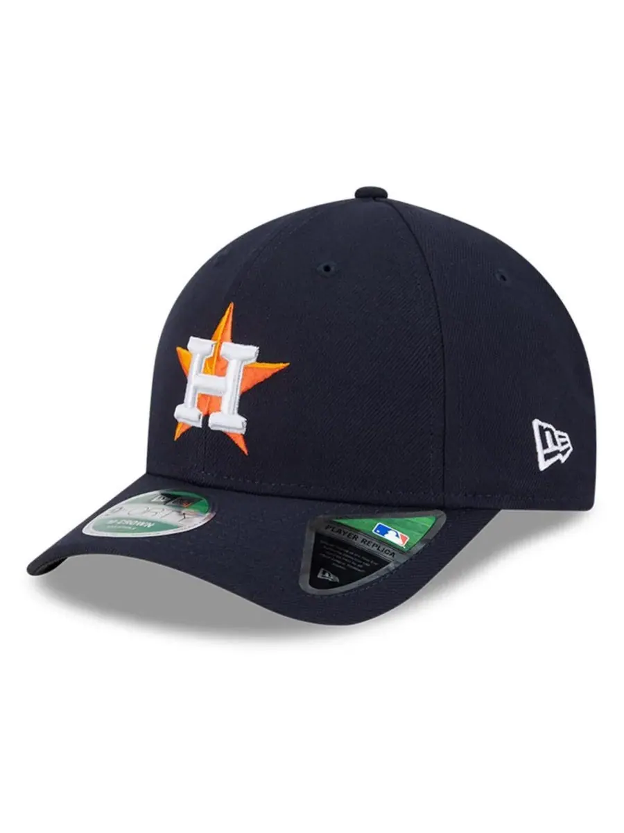 New Era Мужская темно-синяя бейсболка Houston Astros Player Replica 9FORTY с регулируемым размером