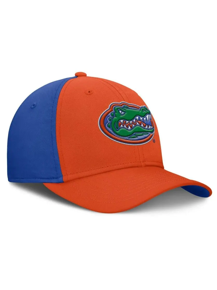 Jordan Мужская оранжево-королевская бейсболка Florida Gators 2025 Sideline Rise Local Performance — изображение 3 из 4