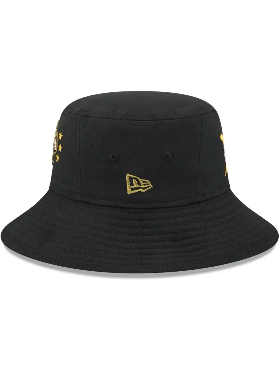 New Era Мужская черная спортивная панама Black Athletics ко Дню вооруженных сил 2024 года — изображение 3 из 4, черный