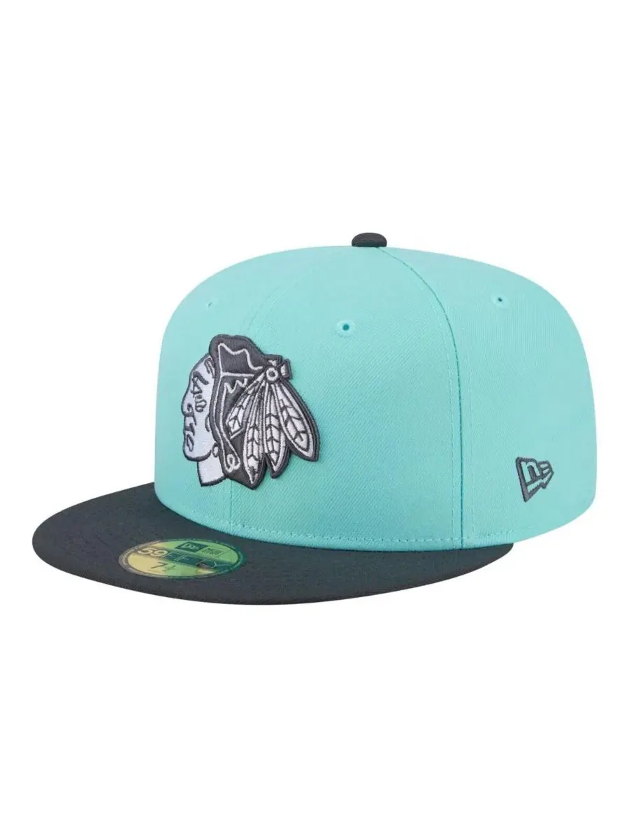 Кепка мужская с вышитым логотипом Chicago Blackhawks New Era