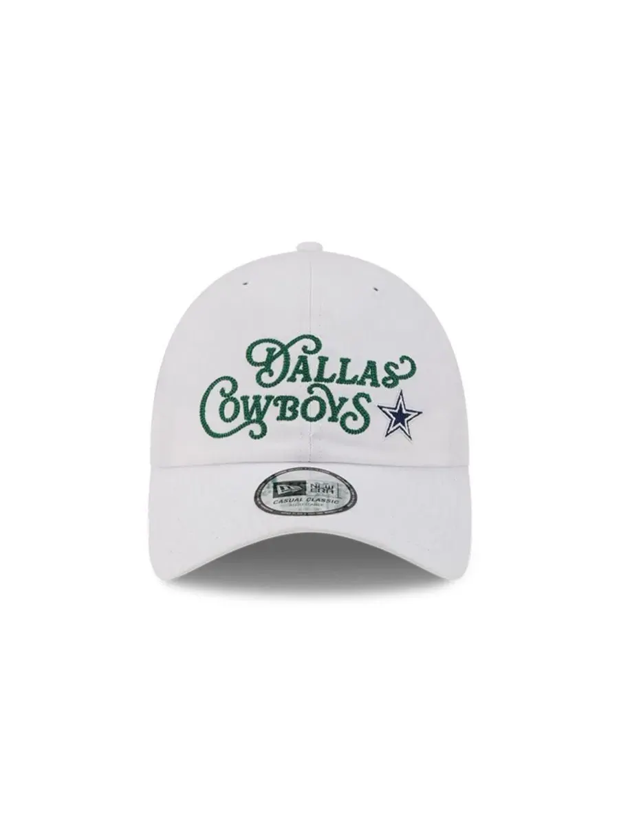 Кепка Dallas Cowboys Golf Course Casual Classic Adjustable New Era — изображение 2 из 5, белый