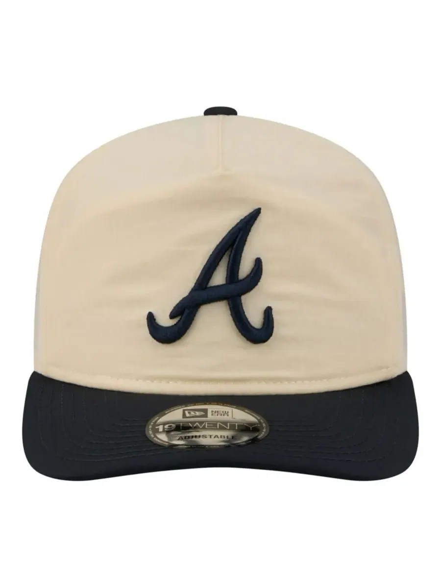 Бейсболка New Era с вышитым логотипом, Atlanta Braves Everyday 19TWENTY — изображение 5 из 5, кремовый темно-синий