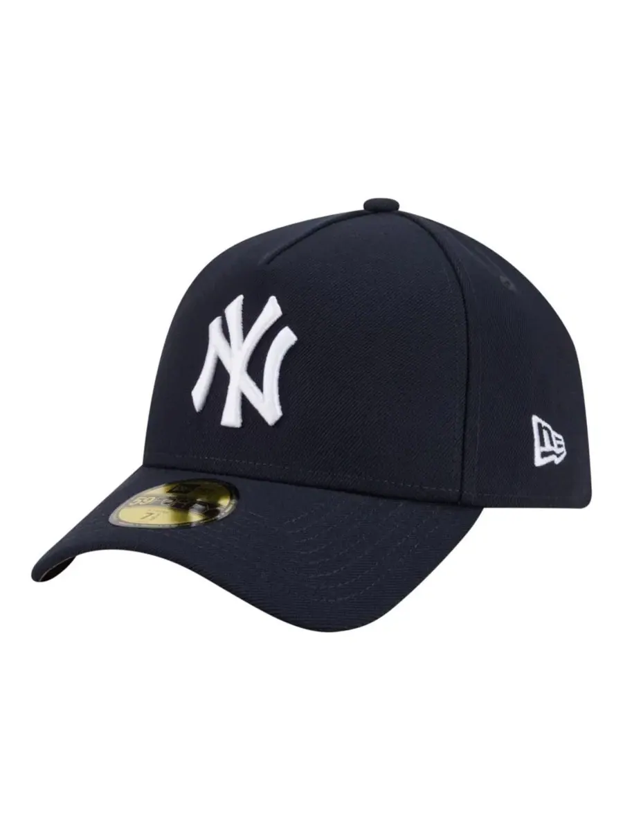 Кепка New York Yankees A-Frame 59FORTY New Era — изображение 5 из 5, темно-синий
