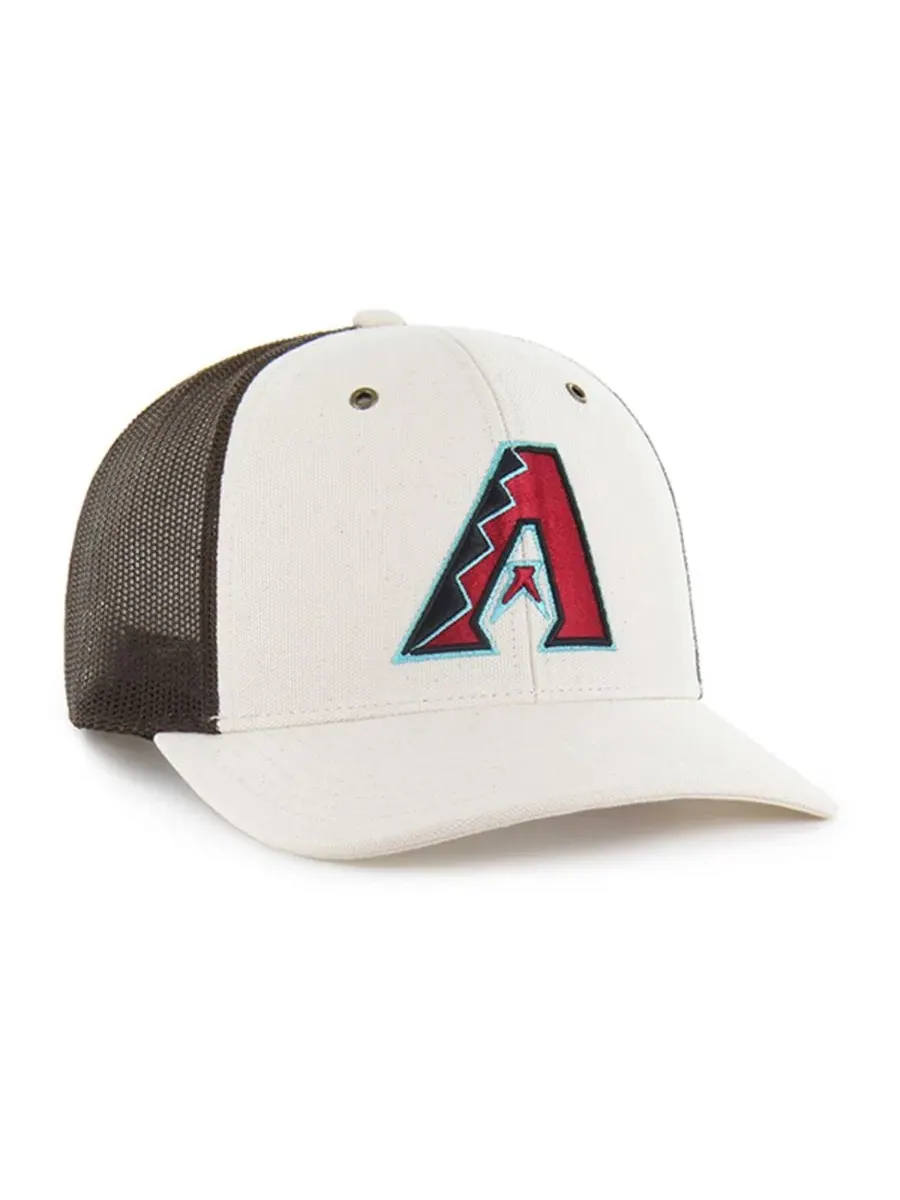 Кепка-тракер с вышивкой Arizona Diamondbacks, модель Carhartt x '47 '47 Brand — изображение 2 из 4, прозрачный