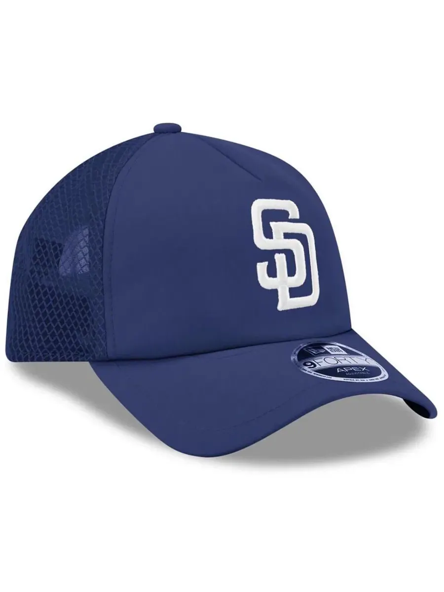 Кепка New Era с вышитым логотипом San Diego Padres — изображение 3 из 4, темно-синий
