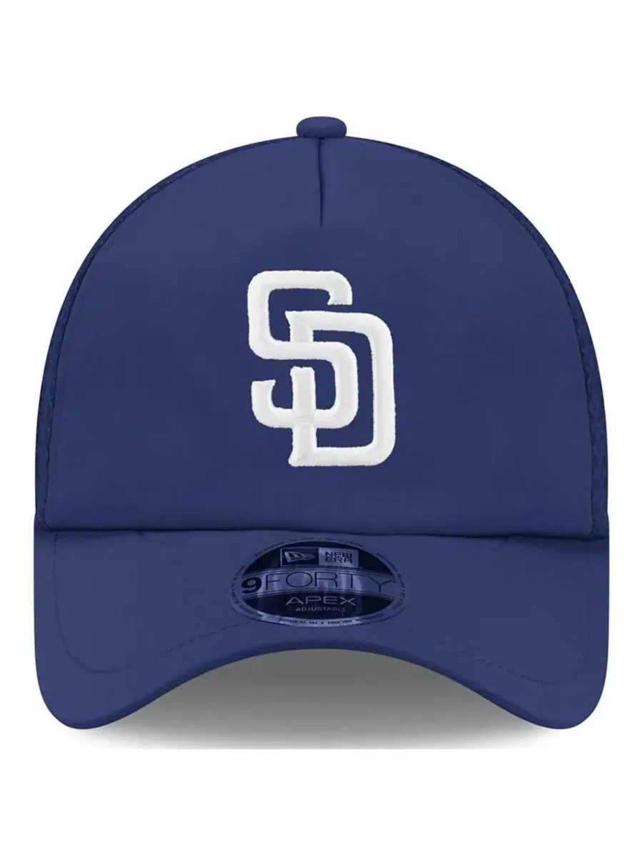 Кепка New Era с вышитым логотипом San Diego Padres — изображение 4 из 4, темно-синий