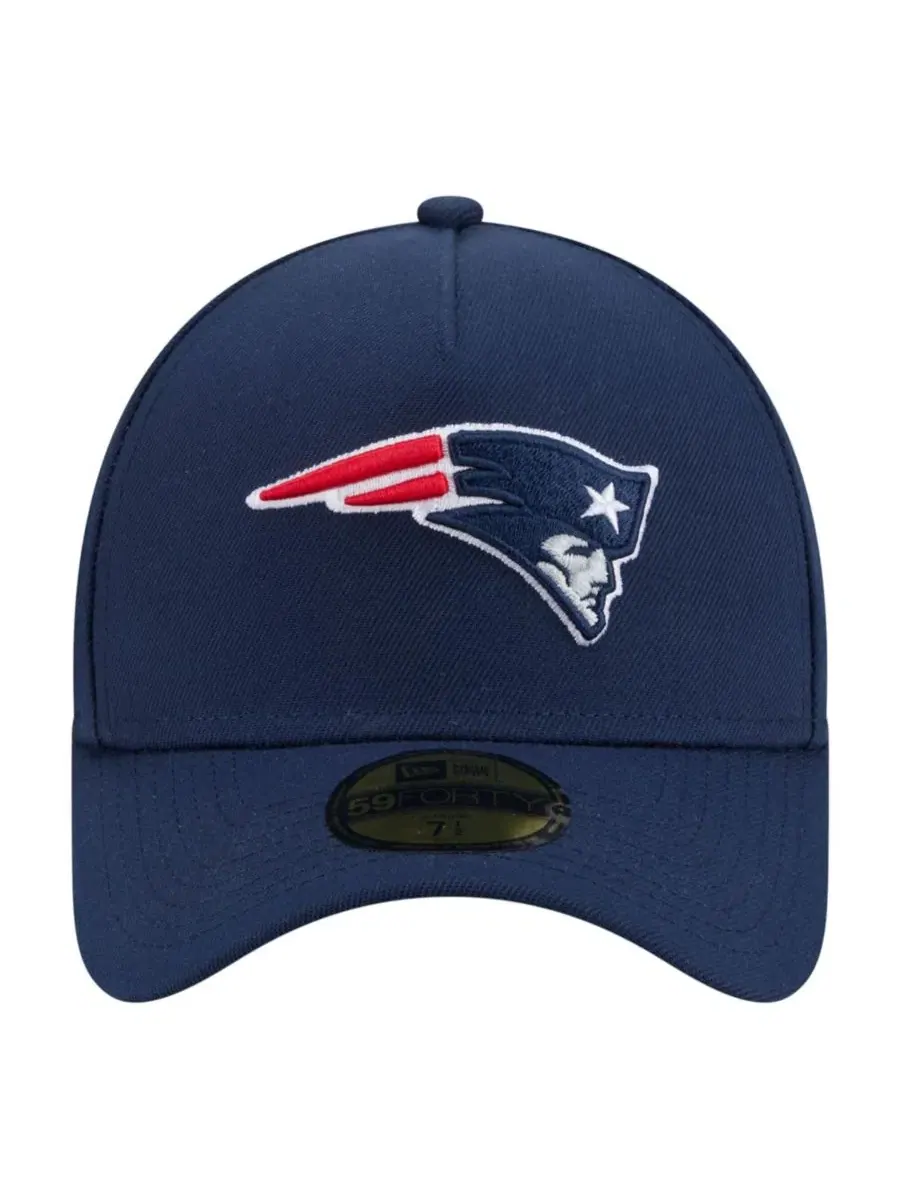 Кепка с козырьком New Era New England Patriots A-Frame 59FORTY — изображение 5 из 5, темно-синий