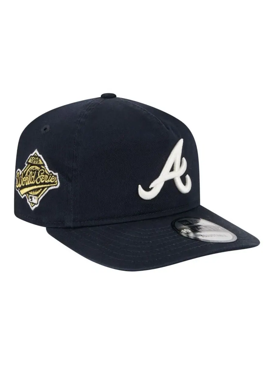 Мужская темно-синяя кепка Atlanta Braves Championship 19TWENTY с регулируемым размером New Era