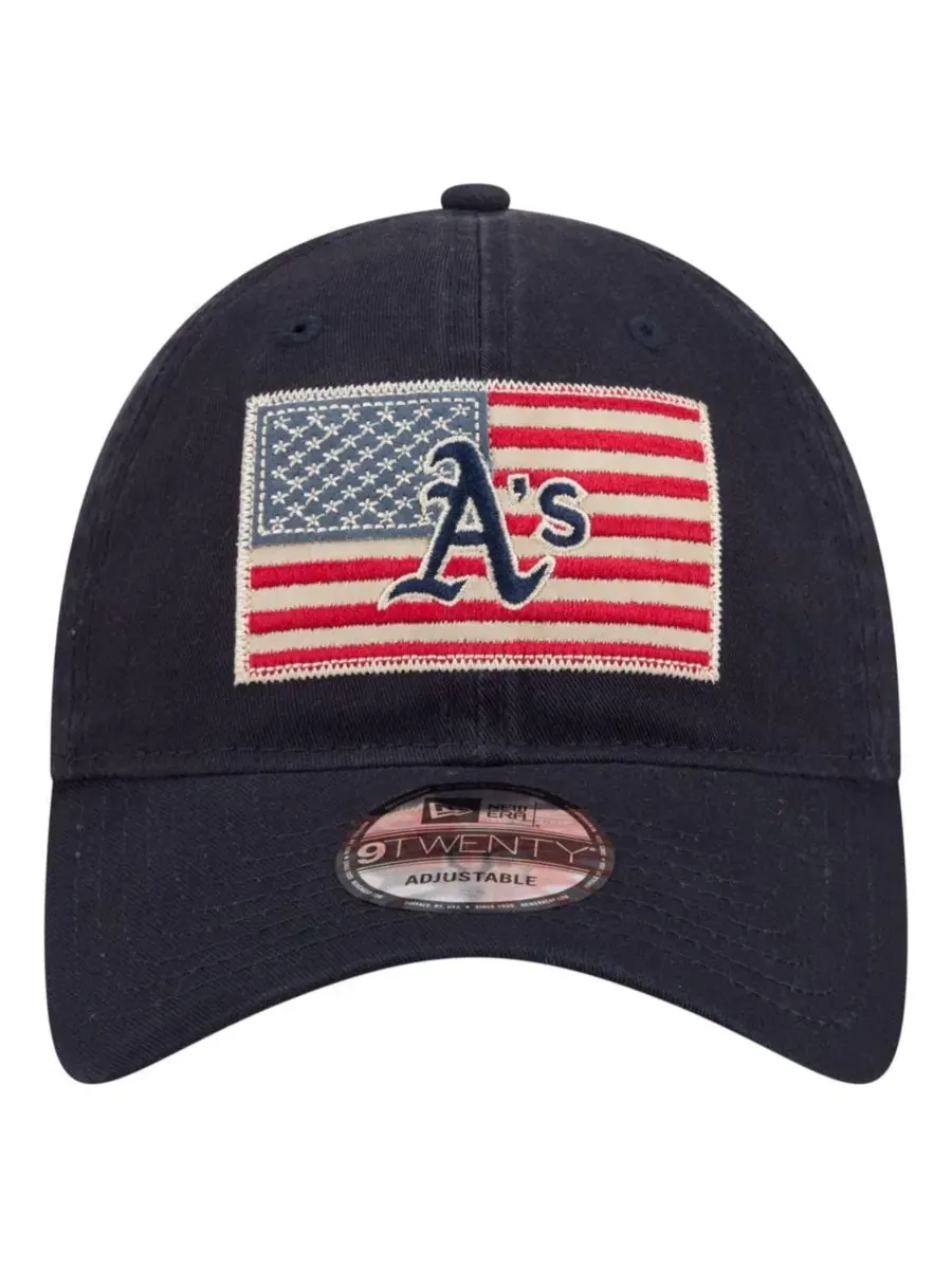 Кепка с вышивкой Americana Flag 9TWENTY New Era — изображение 5 из 5, темно-синий