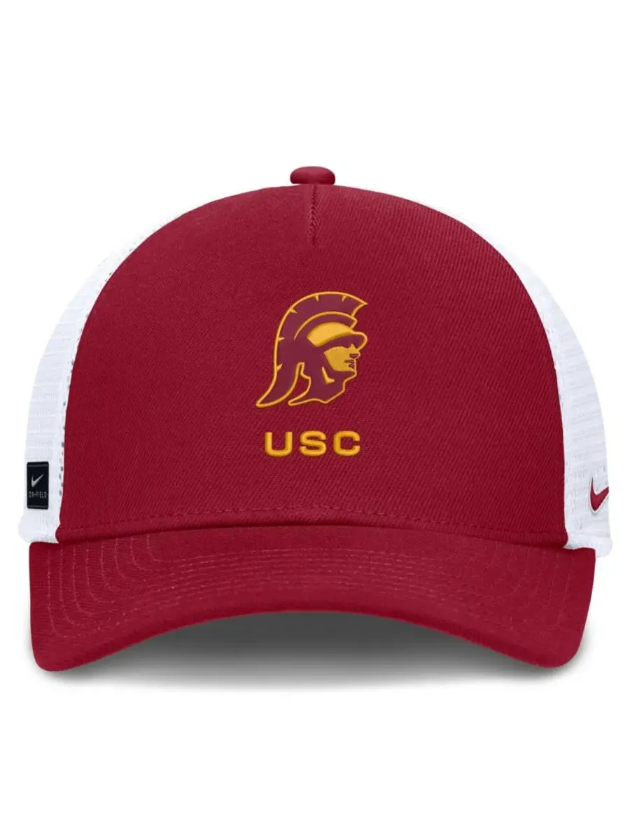 Кепка-тракер с вышивкой USC Trojans Nike — изображение 2 из 4, белый