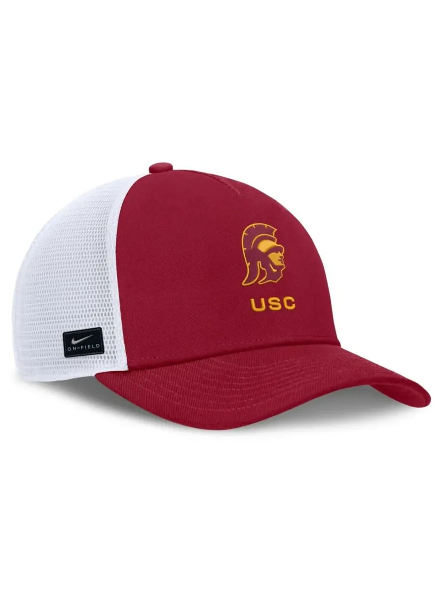 Кепка-тракер с вышивкой USC Trojans Nike — изображение 3 из 4, белый