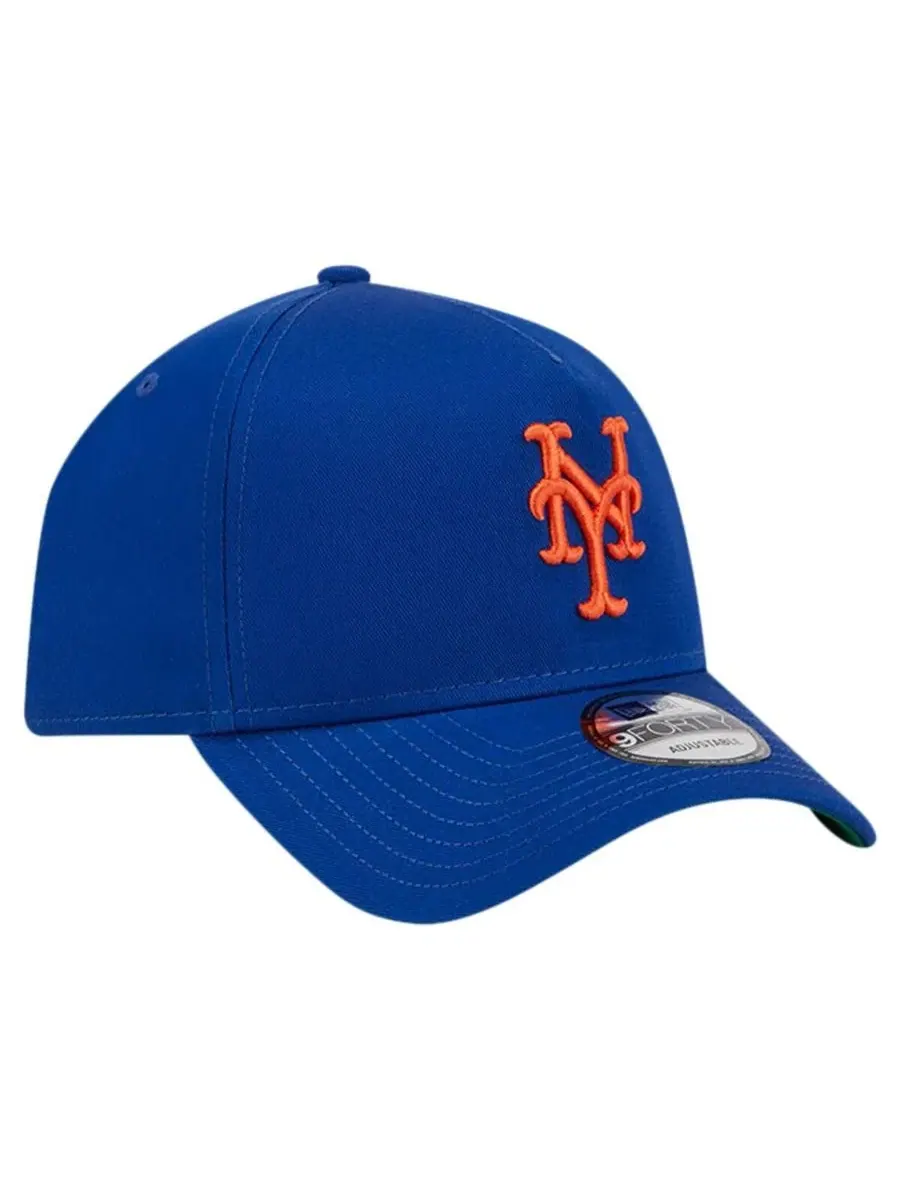 Бейсболка New York Mets Team Color A-Frame 9FORTY New Era — изображение 2 из 4, королевский