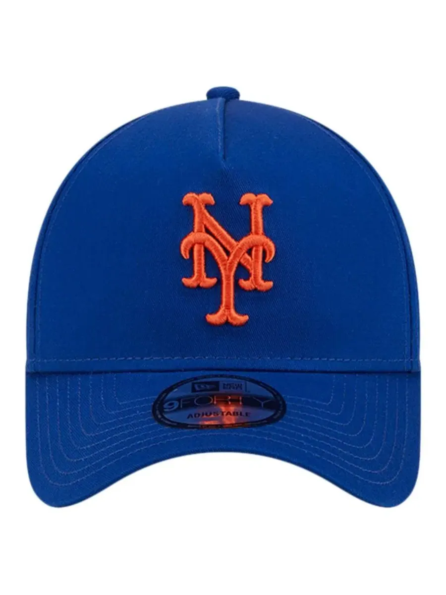 Бейсболка New York Mets Team Color A-Frame 9FORTY New Era — изображение 3 из 4, королевский