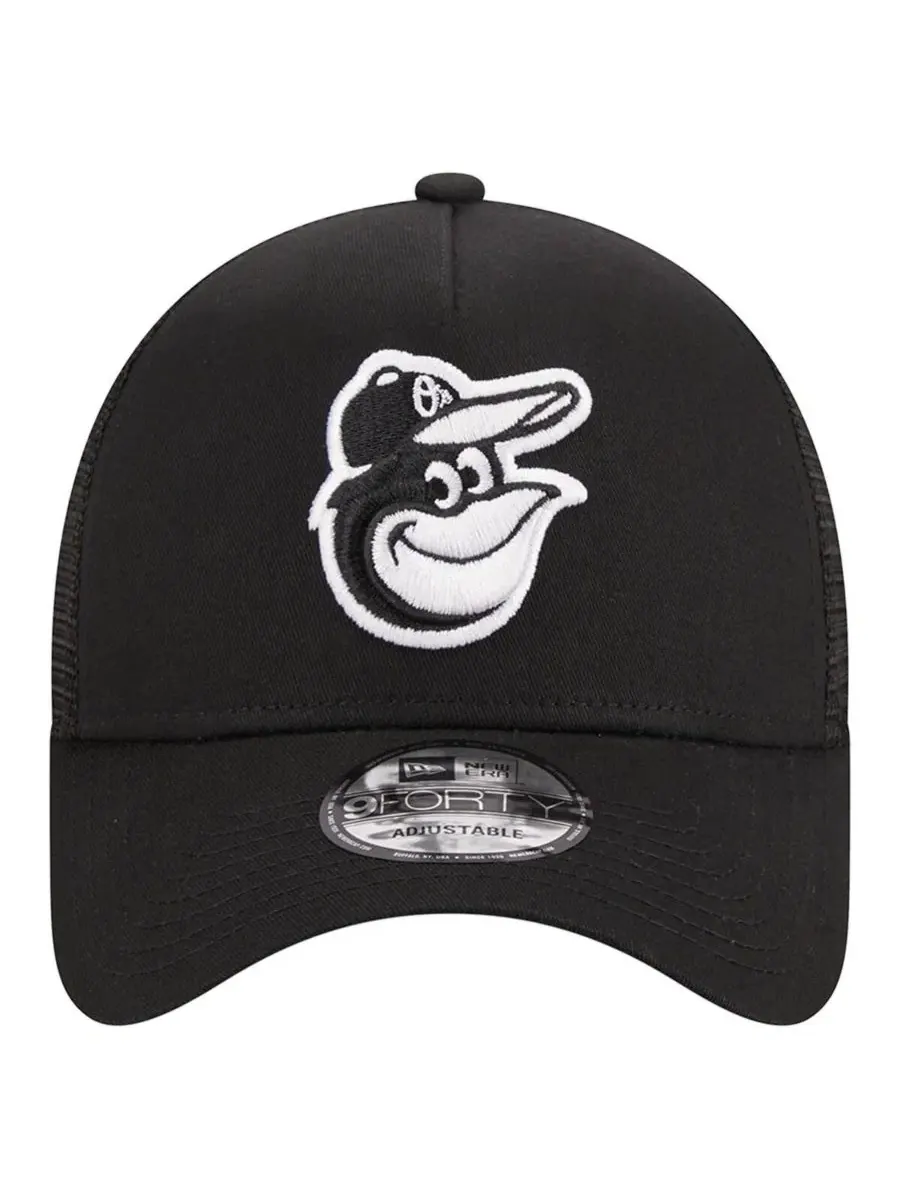 Кепка-тракер с эмблемой Baltimore Orioles New Era — изображение 2 из 4, черный