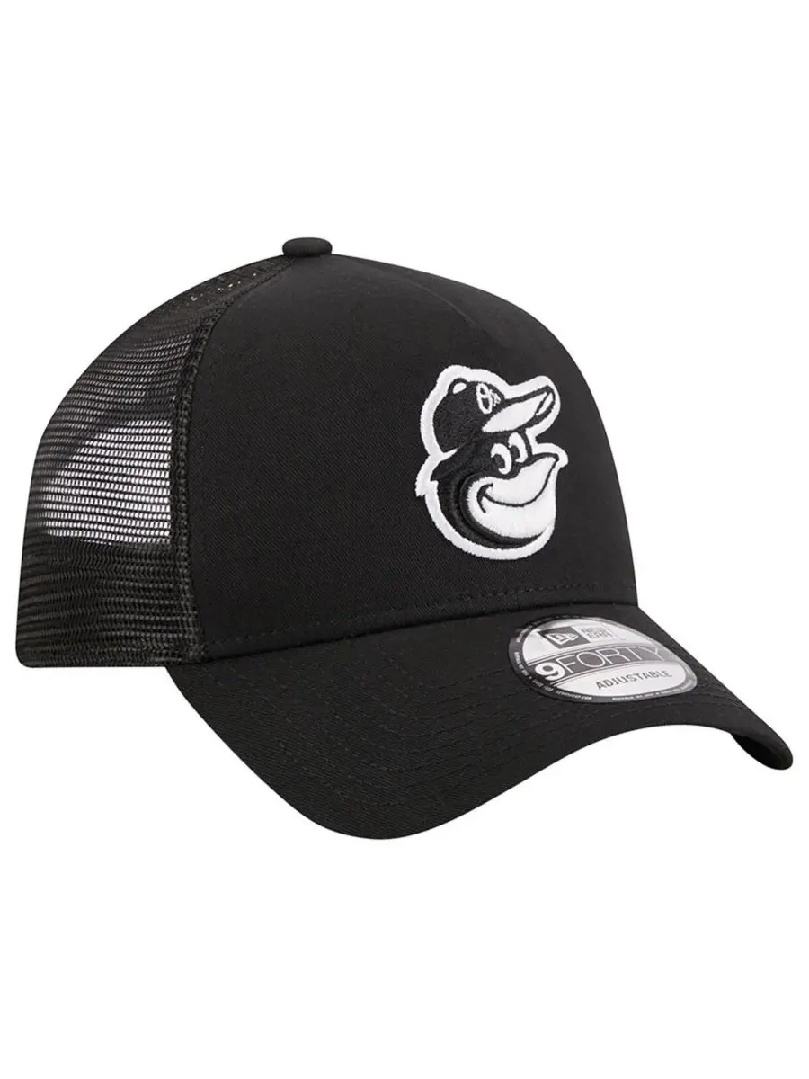 Кепка-тракер с эмблемой Baltimore Orioles New Era — изображение 4 из 4, черный