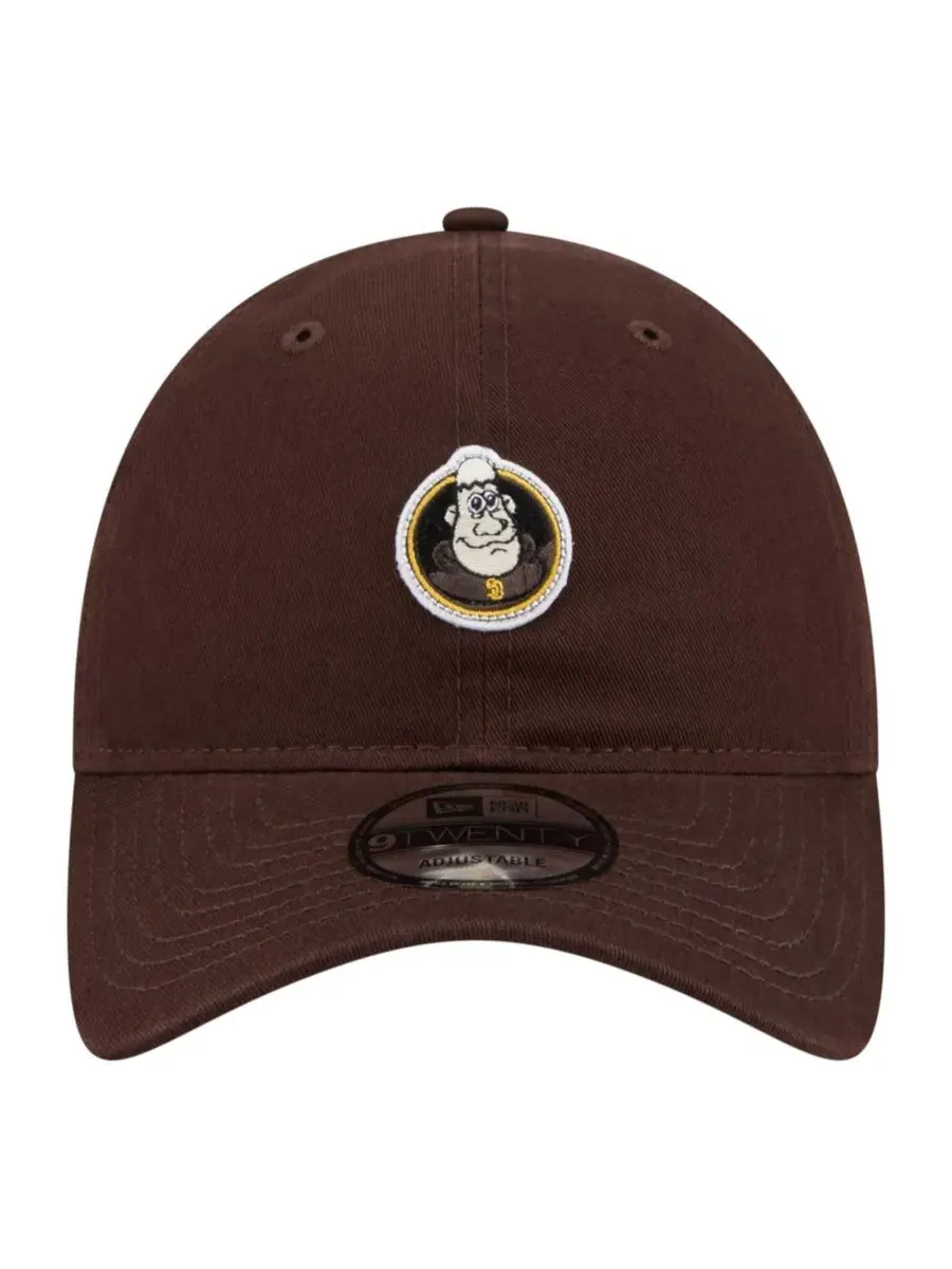 Кепка New Era с вышитым принтом маскота San Diego Padres — изображение 2 из 5, коричневый