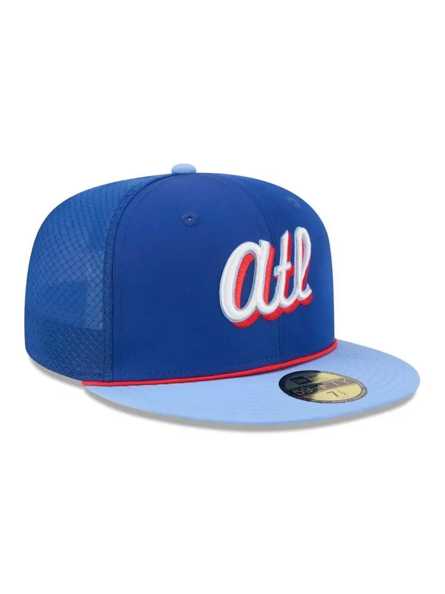 Бейсболка New Era Atlanta Braves 2026 City Connect 59FIFTY — изображение 3 из 5, черный
