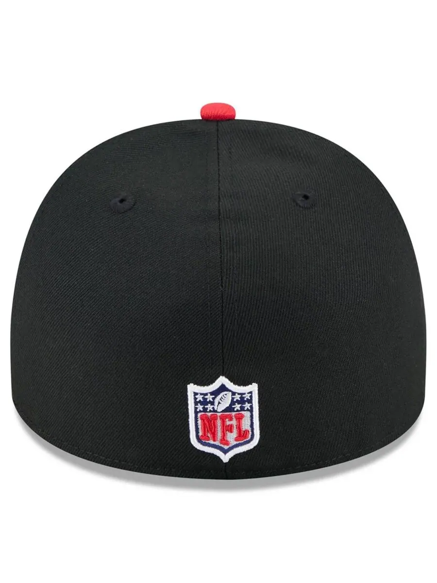 New Era Мужская кепка Kansas City Chiefs 2025 NFL Draft On Stage A-Frame 59FIFTY — изображение 3 из 5, черный красный