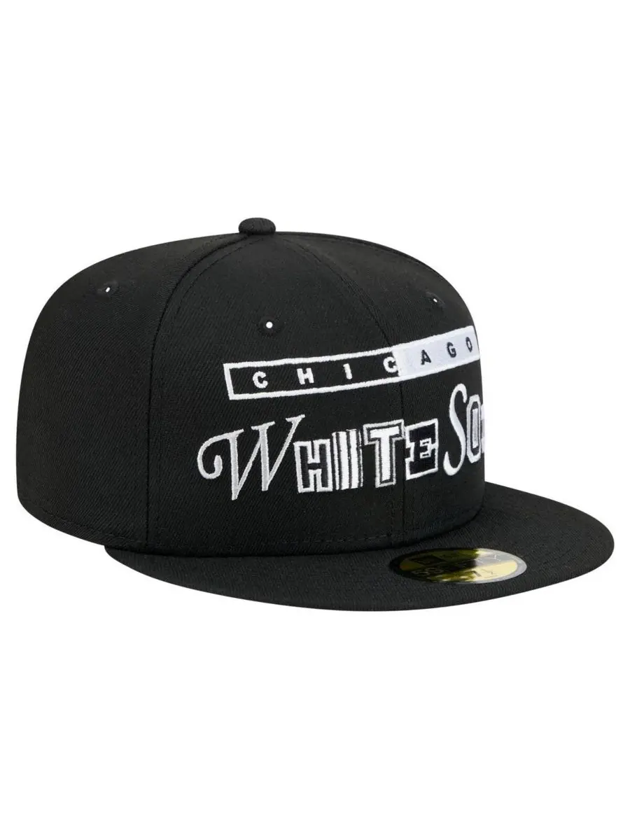 New Era Мужская черная бейсболка Chicago White Sox Ransom 59FIFTY — изображение 4 из 5, черный