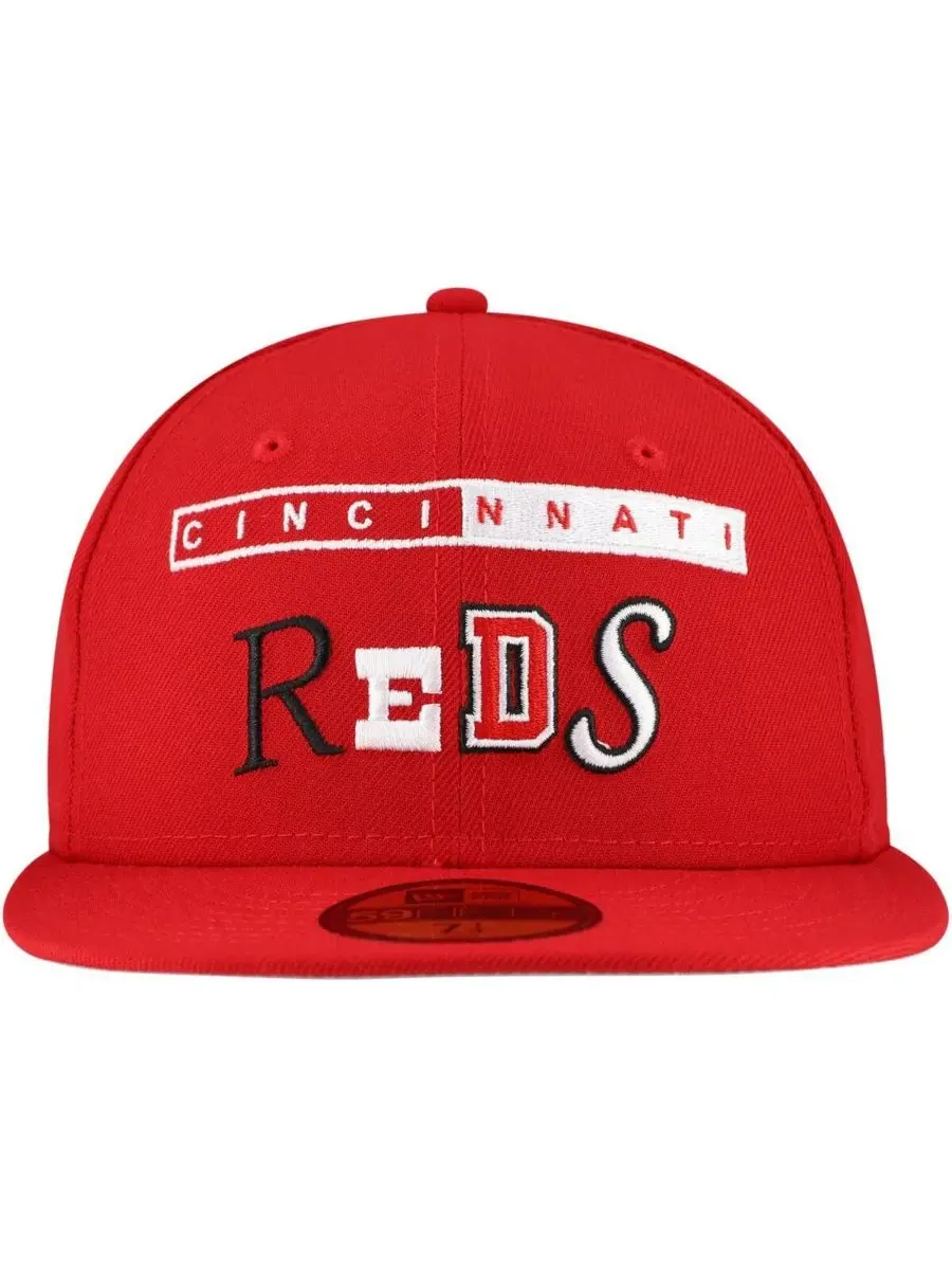 New Era Мужская красная бейсболка Cincinnati Reds Ransom 59FIFTY — изображение 5 из 5, красный