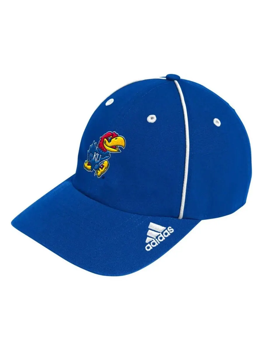 Мужская регулируемая кепка Royal Kansas Jayhawks Locker Room Athlete Pack Adidas