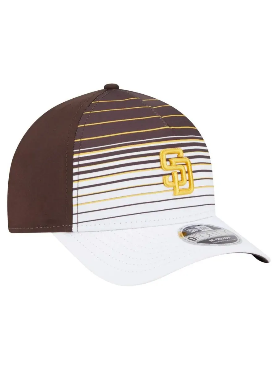 New Era Мужская коричневая кепка San Diego Padres Gradient 9FORTY с регулируемой высотой тульи — изображение 2 из 4