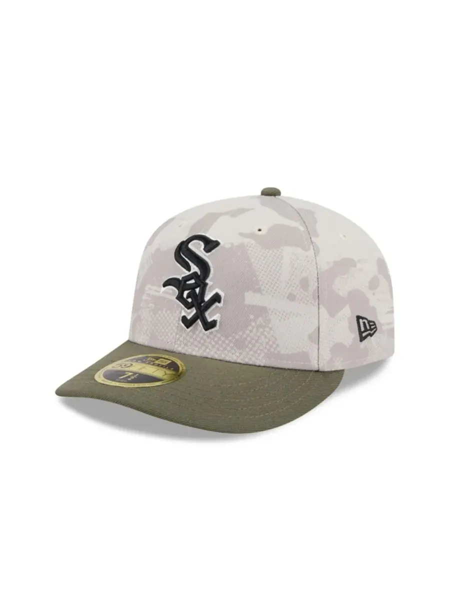 New Era Мужская бейсболка Chicago White Sox 2025 Armed Forces Day Low Profile 59FIFTY