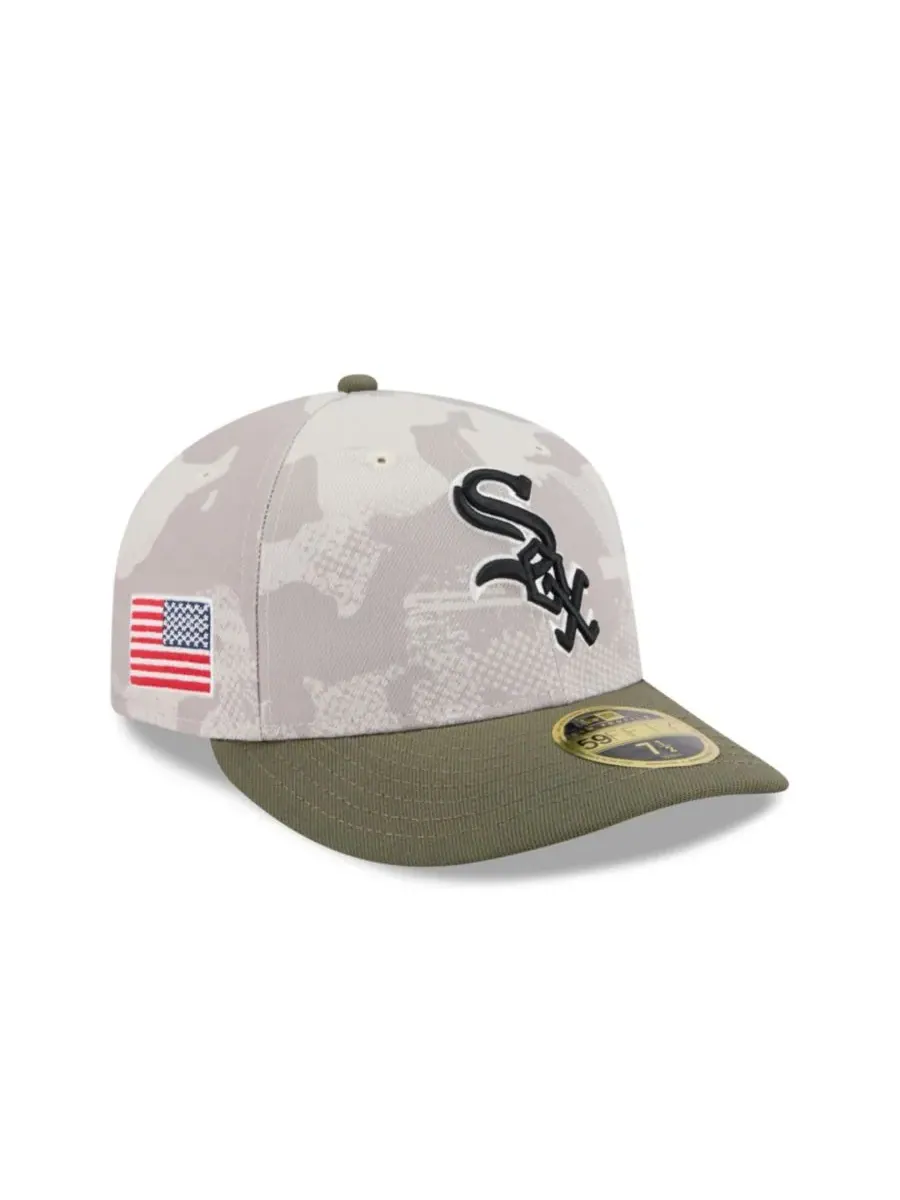 New Era Мужская бейсболка Chicago White Sox 2025 Armed Forces Day Low Profile 59FIFTY — изображение 3 из 7