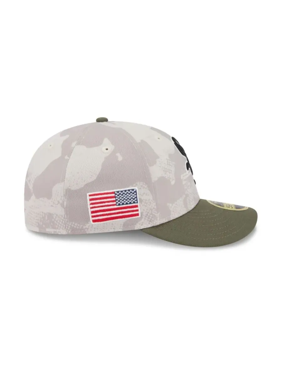 New Era Мужская бейсболка Chicago White Sox 2025 Armed Forces Day Low Profile 59FIFTY — изображение 6 из 7