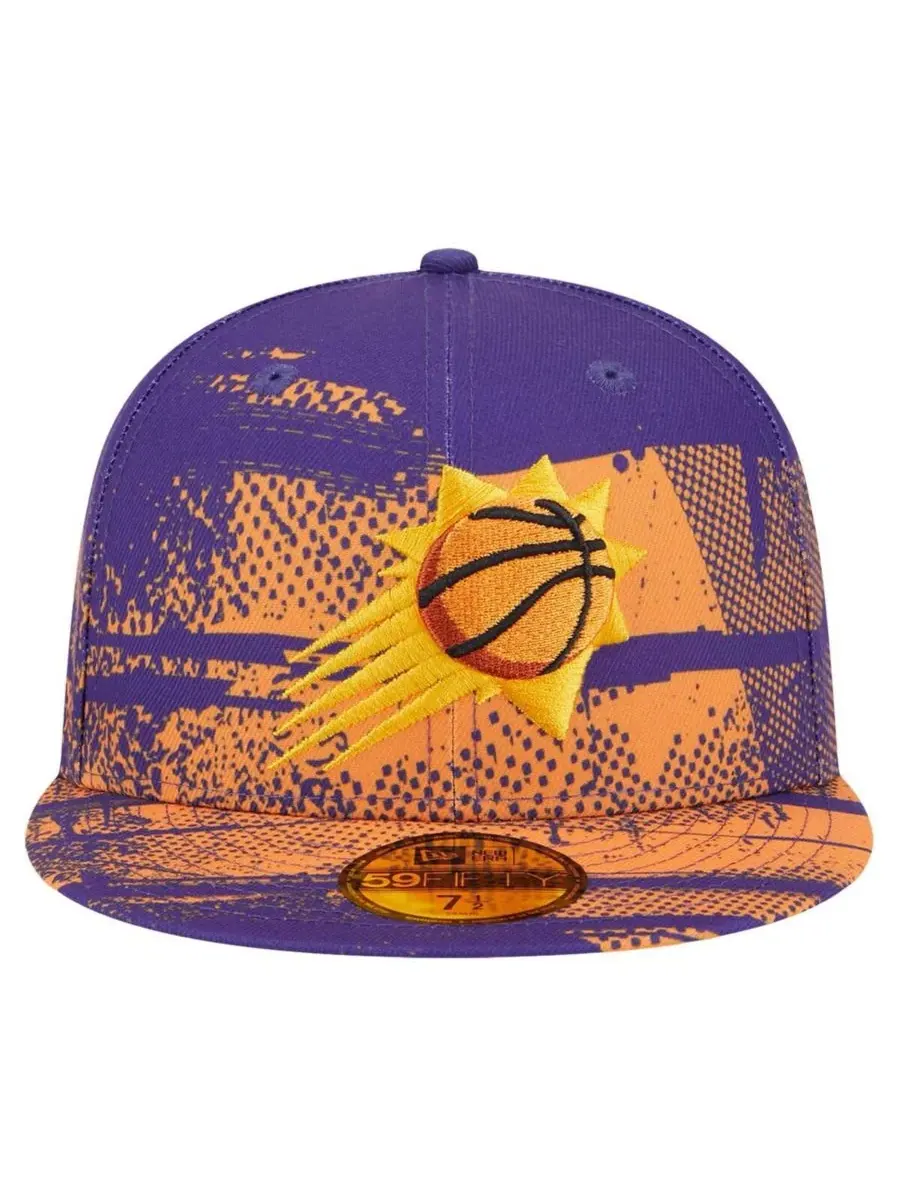 New Era Мужская фиолетовая бейсболка Phoenix Suns Tip-Off 59FIFTY — изображение 4 из 4, фиолетовый
