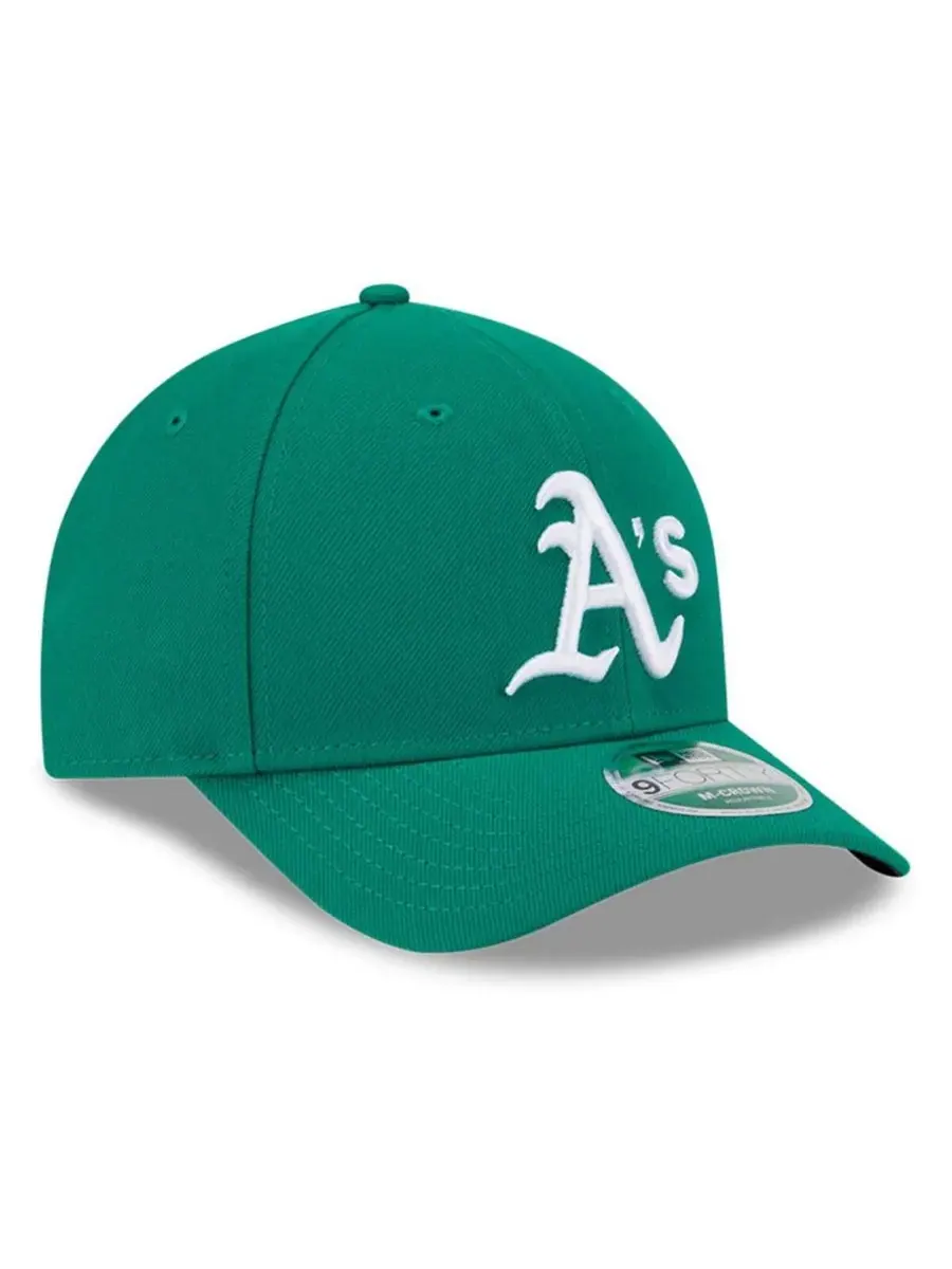 New Era Мужская регулируемая бейсболка Kelly Green Athletics Player Replica 9FORTY — изображение 4 из 5, зеленый