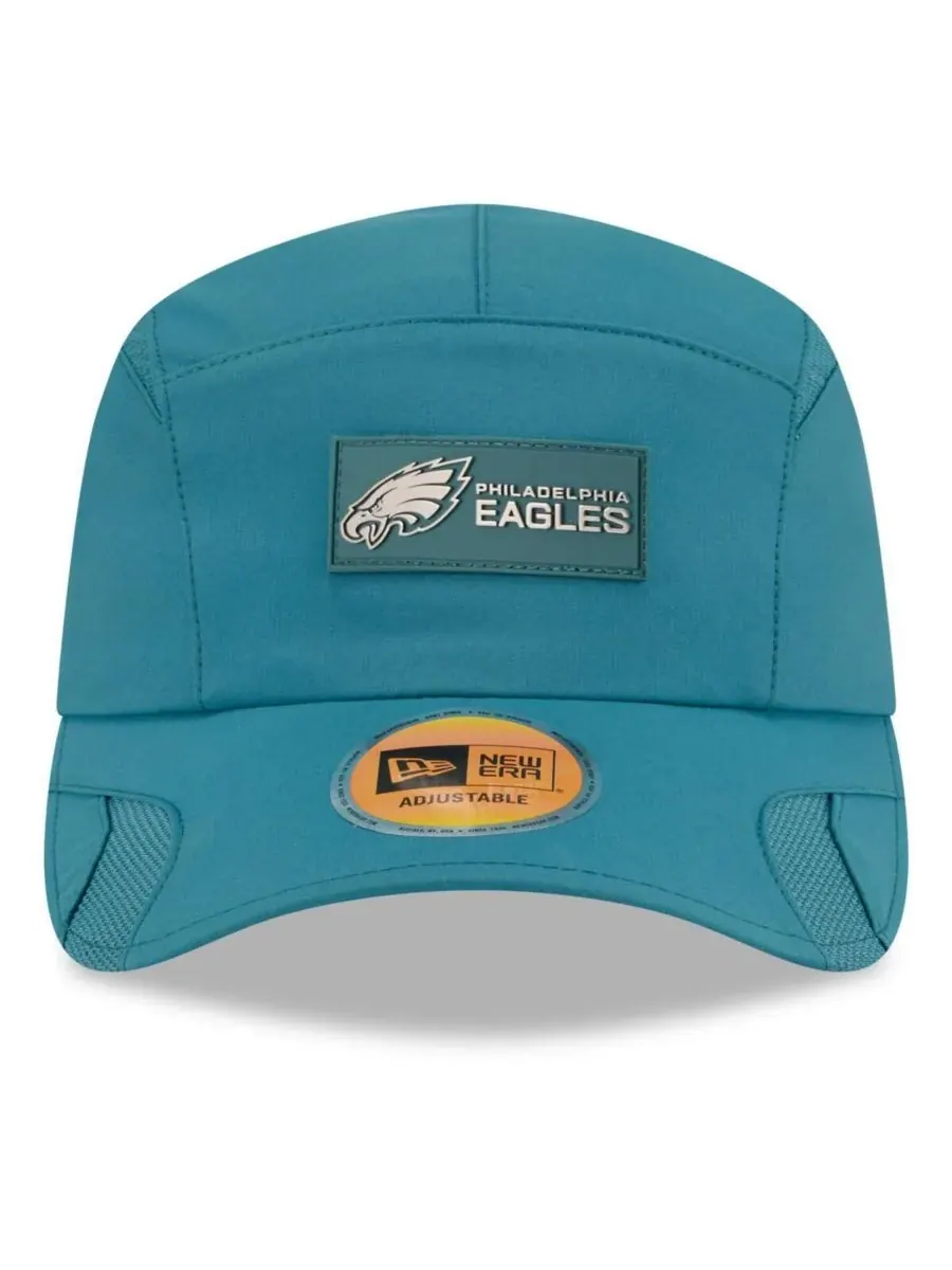 New Era Мужская регулируемая кепка Philadelphia Eagles 2025 Sideline Runner — изображение 5 из 5, зеленый