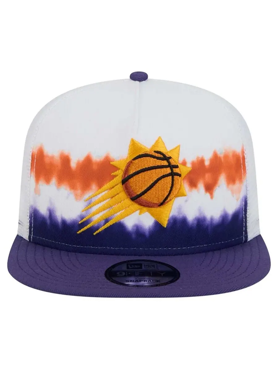 New Era Мужская бело-фиолетовая кепка-тракер Phoenix Suns с эффектом градиентной окраски 9FIFTY — изображение 2 из 4