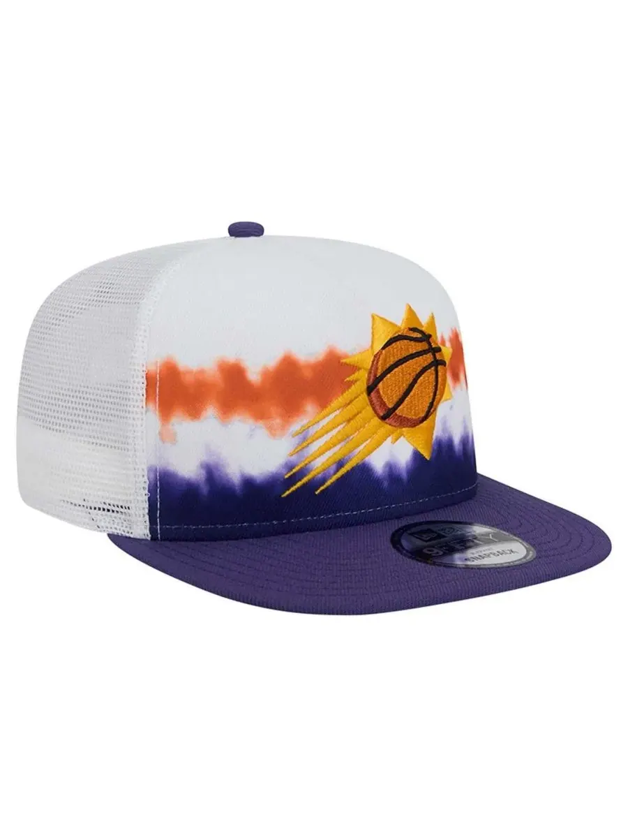 New Era Мужская бело-фиолетовая кепка-тракер Phoenix Suns с эффектом градиентной окраски 9FIFTY — изображение 3 из 4