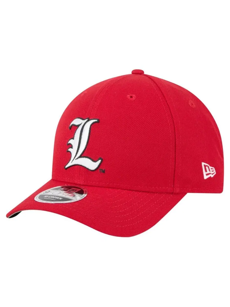 New Era Мужская красная регулируемая бейсболка Louisville Cardinals Team Collective 9FORTY M-Crown