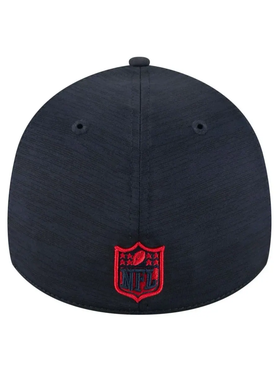New Era Мужская кепка 39THIRTY Flex Hat темно-синего цвета с полосками в стиле команды Houston — изображение 3 из 4